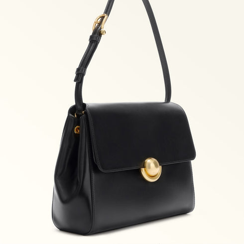 Τσάντα ώμου Domus Furla WB01862 BX4185 O6000 μαύρο